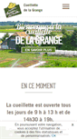 Mobile Screenshot of cueillettedelagrange.fr